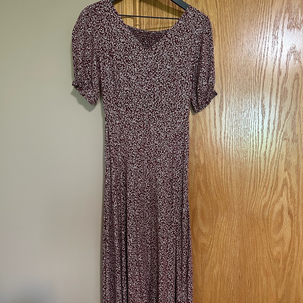 Purple Floral Midi Sundress - Old Navy - Size XS